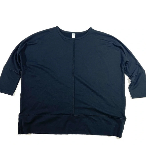 Spanx Perfect Length Dolman Sleeve Top Black - Picture 2 of 7